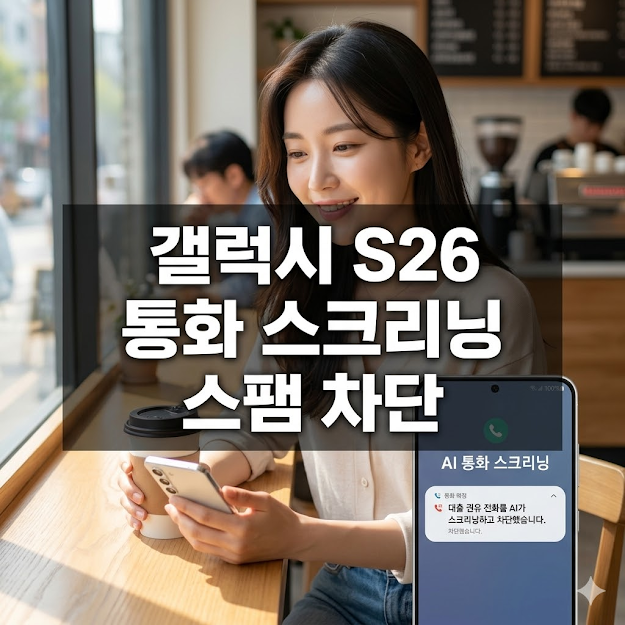 갤럭시 S26 통화 스크리닝 스팸 차단 설정 및 활용 팁