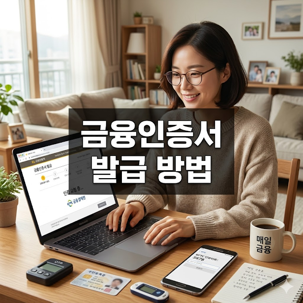 금융인증서 발급 방법