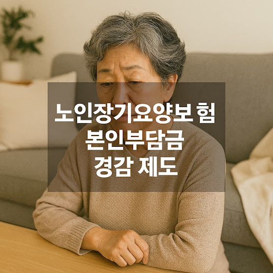 노인장기요양보험 본인부담금 경감 제도