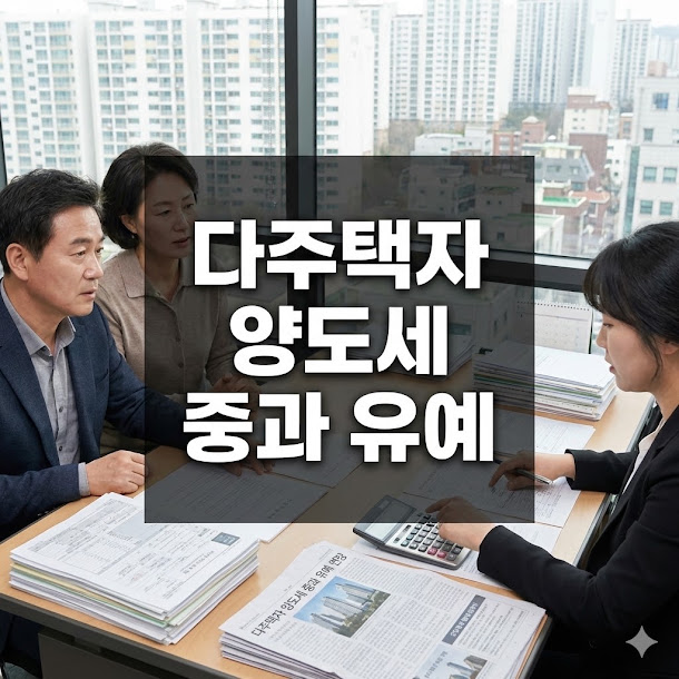다주택자 양도세 중과 유예 종료, 지금부터 준비해야 할 절세 전략은?