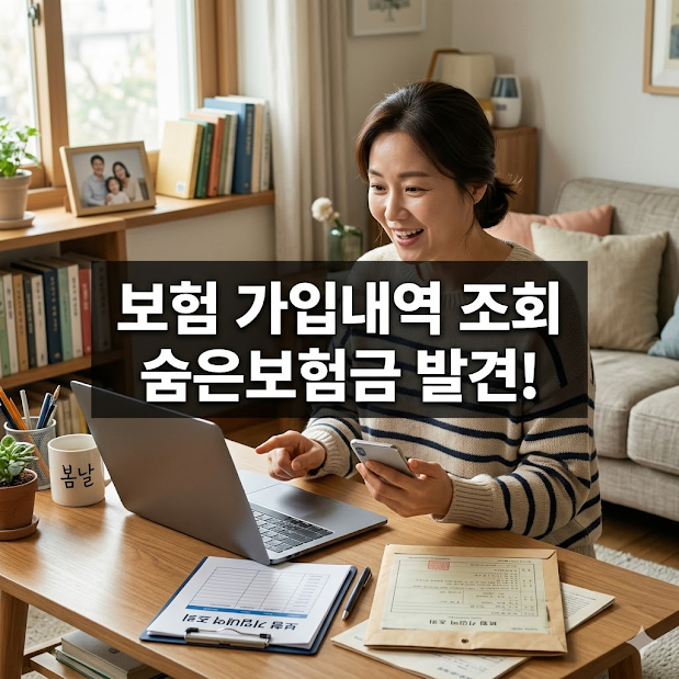 보험 가입내역 조회 숨은보험금