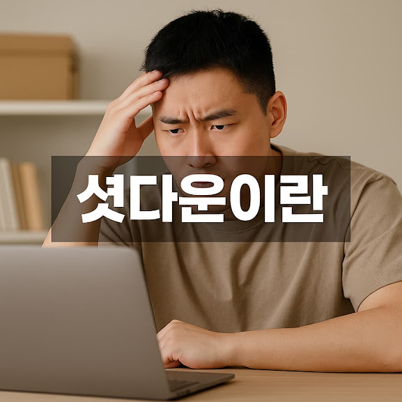 셧다운이란
