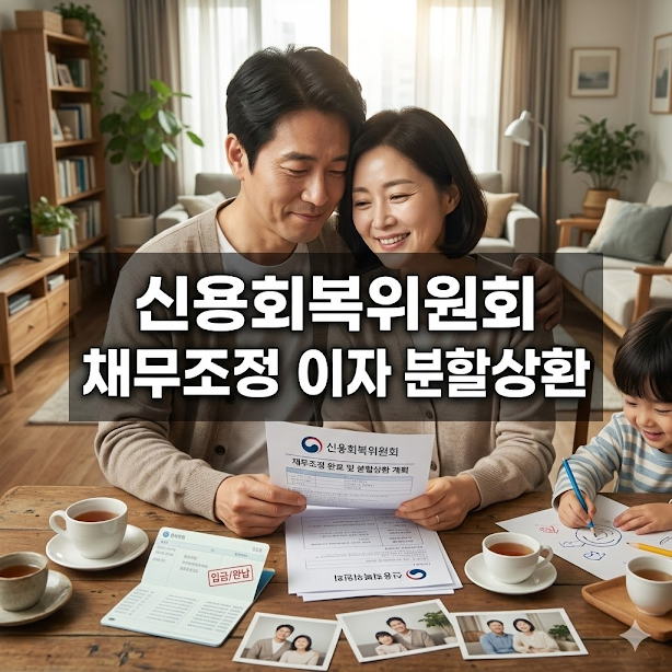 신용회복위원회 채무조정 이자 감면부터 분할상환까지