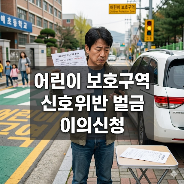 어린이 보호구역 신호위반, 가볍게 생각하면 안 되는 이유 🚦