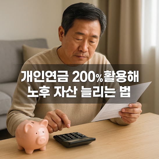 은퇴 걱정 끝! 개인연금 200% 활용해 노후 자산 늘리는 법