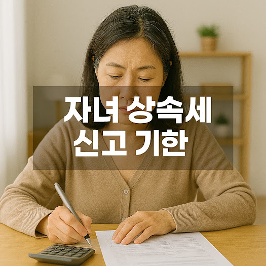 자녀 상속세 신고 기한