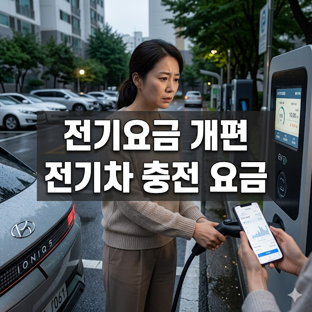 전기요금 개편 전기차 충전 요금