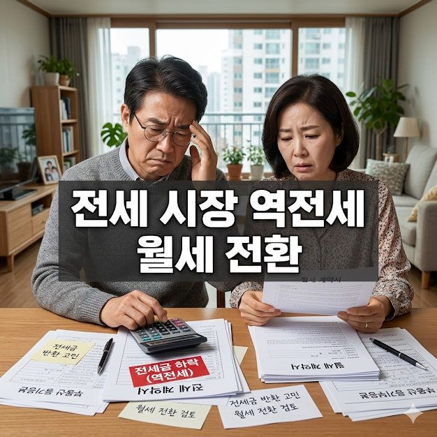 전세 시장 역전세 월세 전환