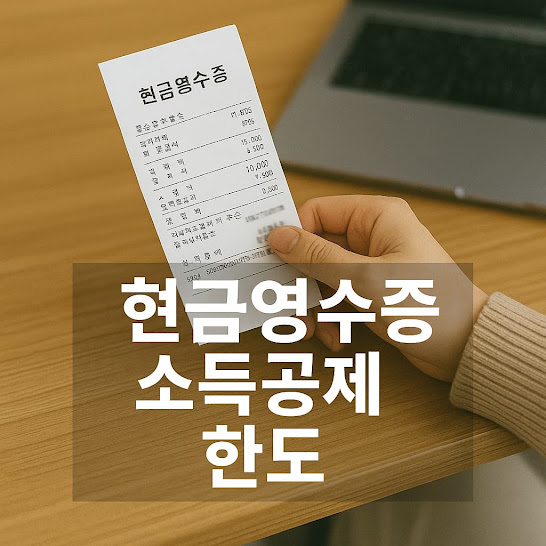 현금영수증 소득공제 한도