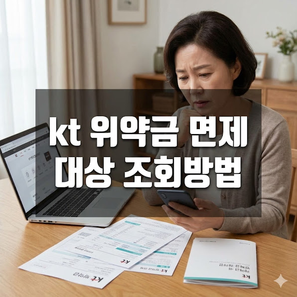 kt 위약금 면제 대상 조회방법