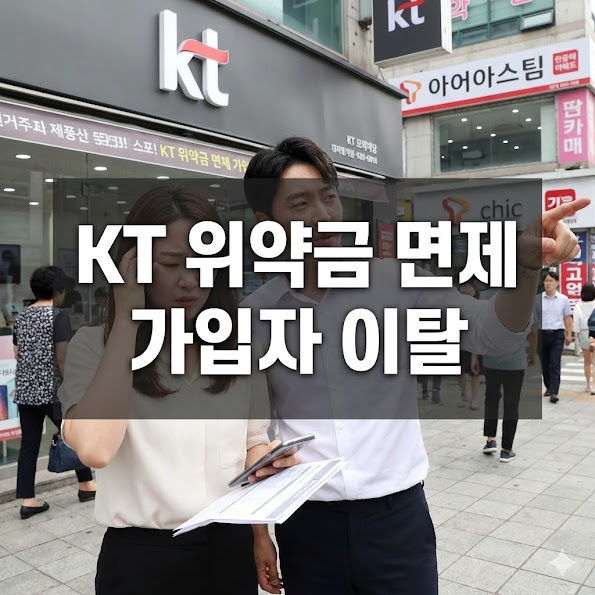 KT 위약금 면제 가입자 이탈