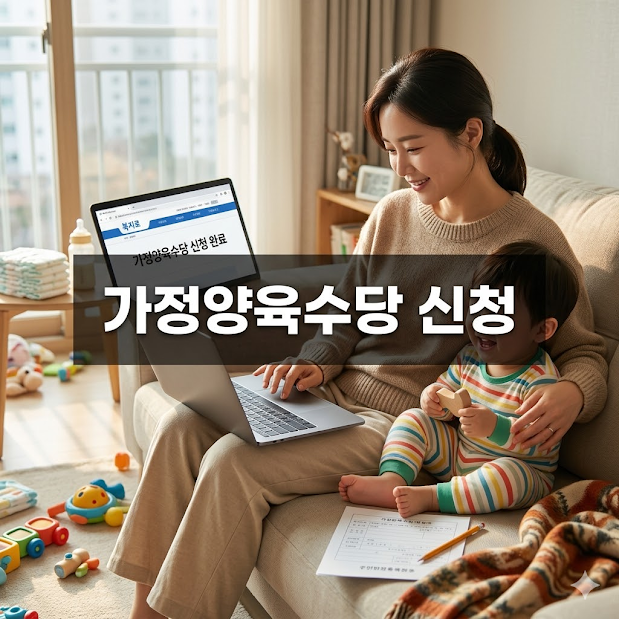 가정양육수당 신청 대상, 금액, 방법 한눈에 보기