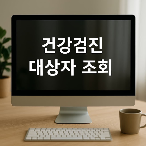 건강검진 대상자 조회 방법과 알아두면 좋은 정보
