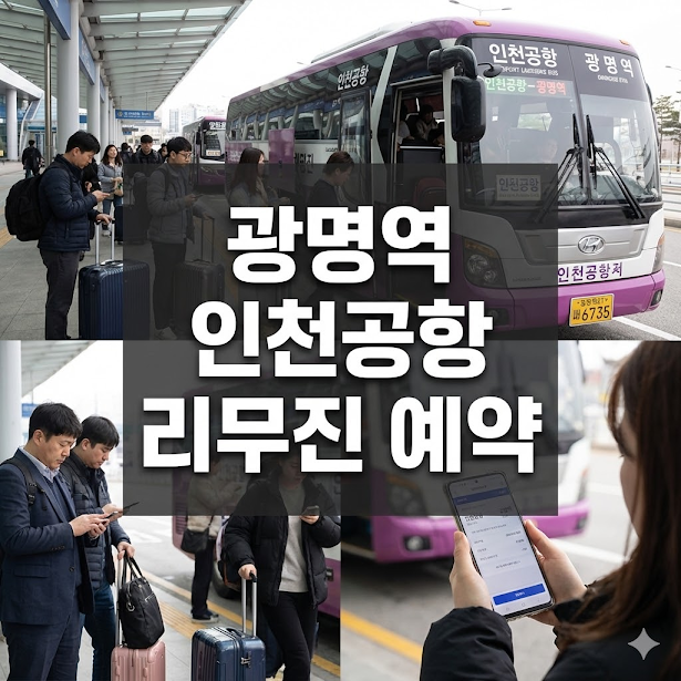 광명역 인천공항 리무진 예약부터 탑승까지 정리
