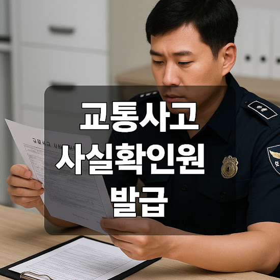 교통사고 사실확인원 발급