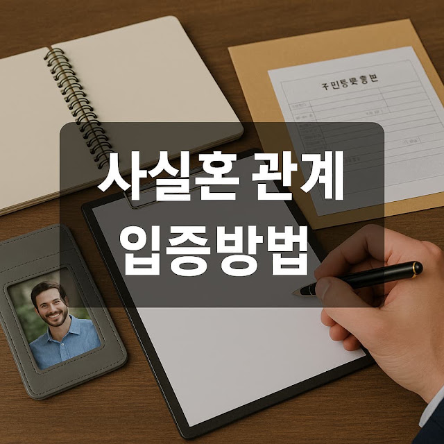 사실혼 관계 입증방법, 꼭 알아야 할 핵심 증거와 절차
