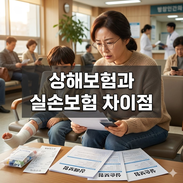 상해보험과 실손보험 차이점