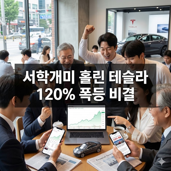 서학개미 홀린 테슬라 120% 폭등 비결! 로보택시 미래 가치 완벽 해부