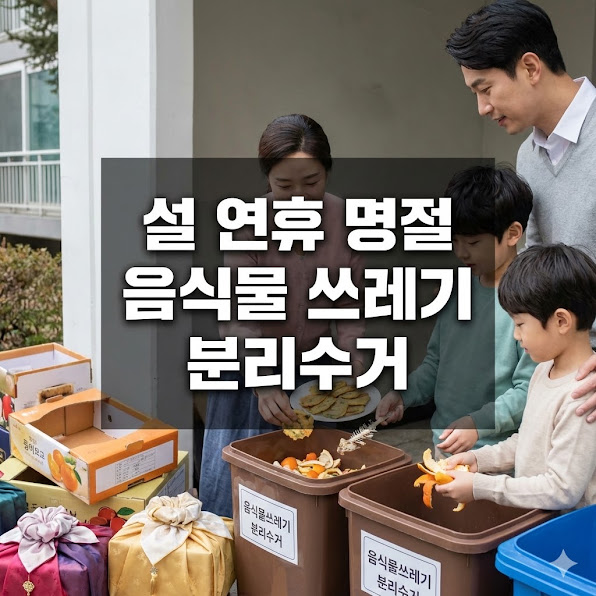 설 연휴 명절 음식물 쓰레기 분리수거 일정 및 분리배출 가이드