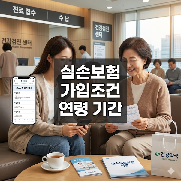 실손보험 가입조건 연령 기간 정리!