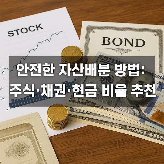 안전한 자산배분 방법: 주식·채권·현금 비율 추천으로 안정된 투자 실현하기