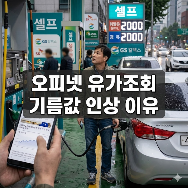 오피넷 유가조회 기름값 인상의 모든 것