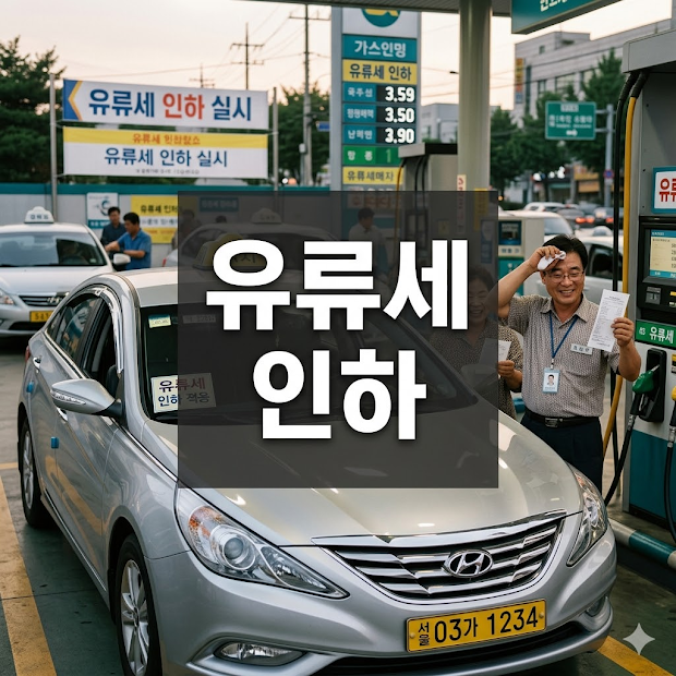 유류세 인하 확대 긴급 발표