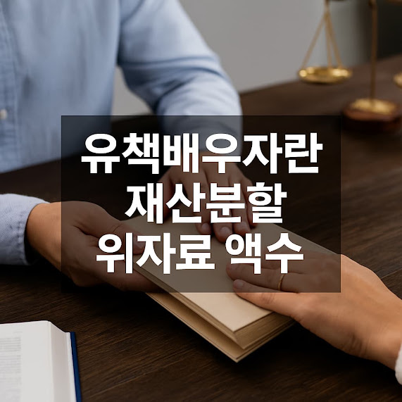 유책배우자란? 재산분할과 위자료 액수 완전 정리