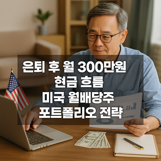 은퇴 후 월 300만원 현금 흐름을 만드는 미국 월배당주 포트폴리오 전략