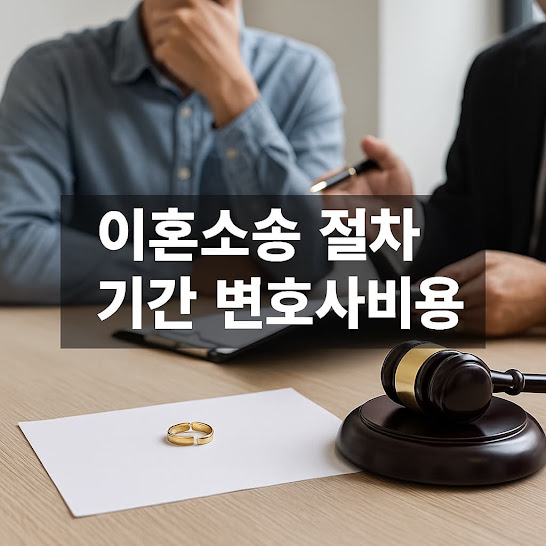 이혼소송 절차, 기간, 변호사비용 가이드
