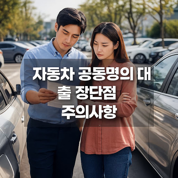 자동차 공동명의 대출 장단점 주의사항