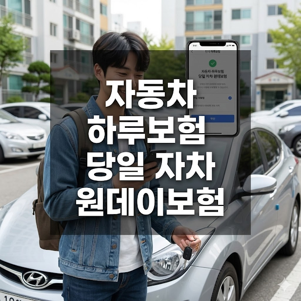 자동차 하루보험 당일 자차 원데이보험 A to Z