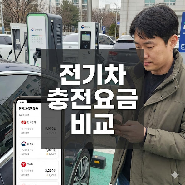 전기차 충전요금 비교