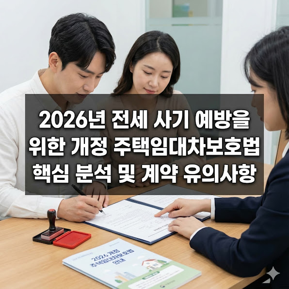 전세 사기 예방을 위한 개정 주택임대차보호법 핵심 분석 및 계약 유의사항