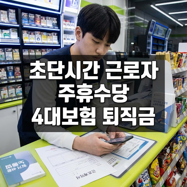 초단시간 근로자 주휴수당 4대보험 퇴직금