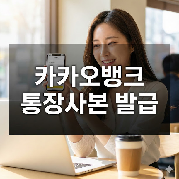 카카오뱅크 통장사본 발급