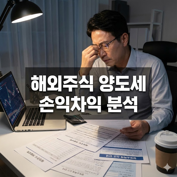 해외주식 양도세 손익차익 분석