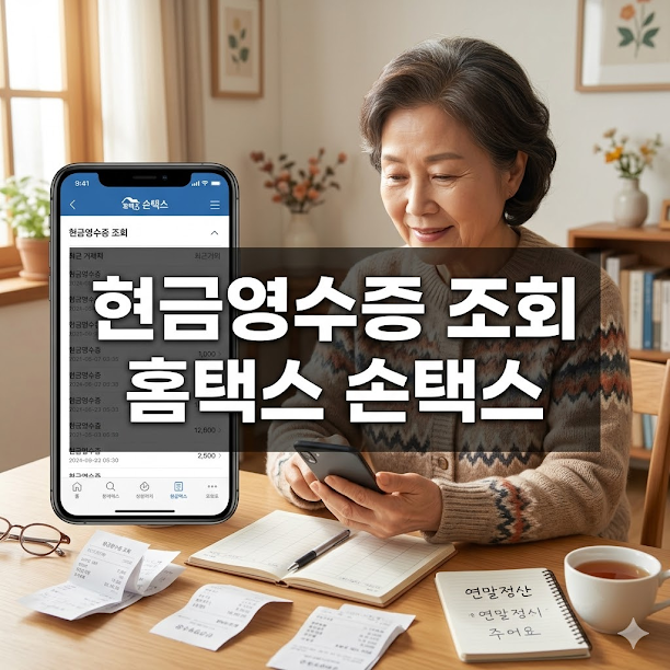 현금영수증 조회 홈택스 손택스